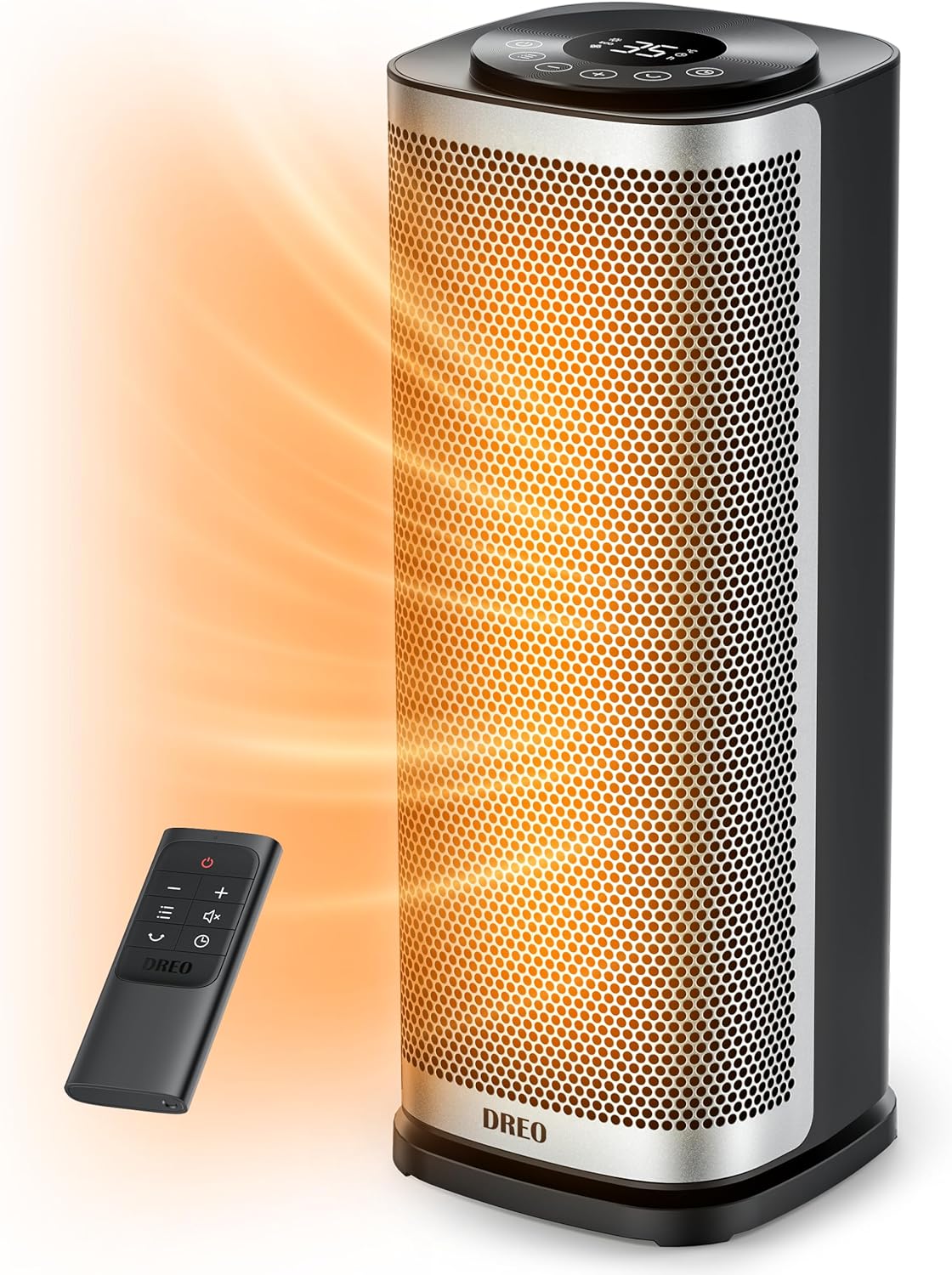 6 Inch Electric Heater, 1800W Energy Efficient Space Heater
